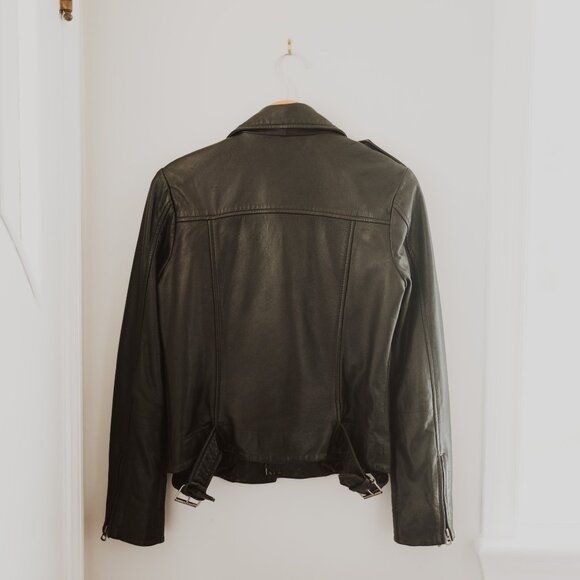 Lucky Brand Leather Moto Jacket - Picture 3 of 4